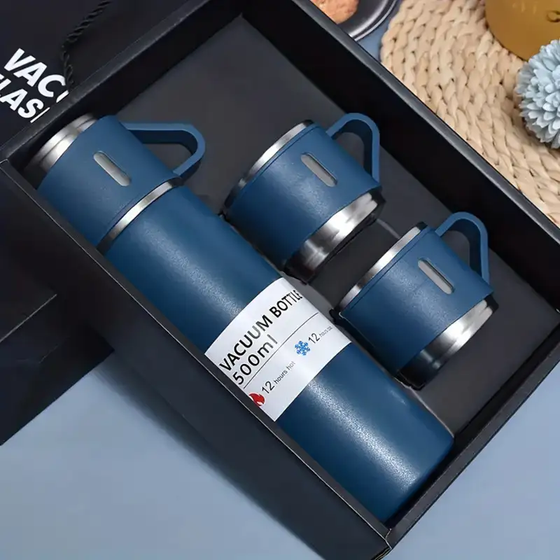 Vacuum Flask Set(blue)